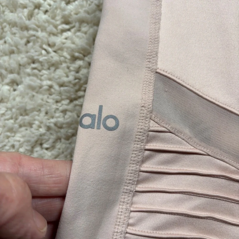 Alo Yoga Moto‎ Leggings High Waist Pink Womens Size XS Athletic Activewear